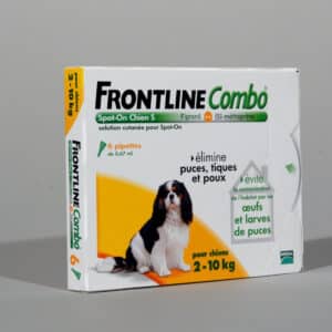 FRONTLINE COMBO CHIEN S (2-10) elimine puces tiques et poux