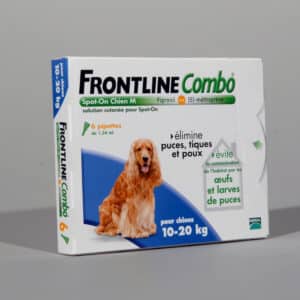 FRONTLINE COMBO CHIEN M (10-20) contre puce tique poux