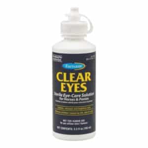 CLEAR EYES pour nettoyer les yeux du cheval ou du poney