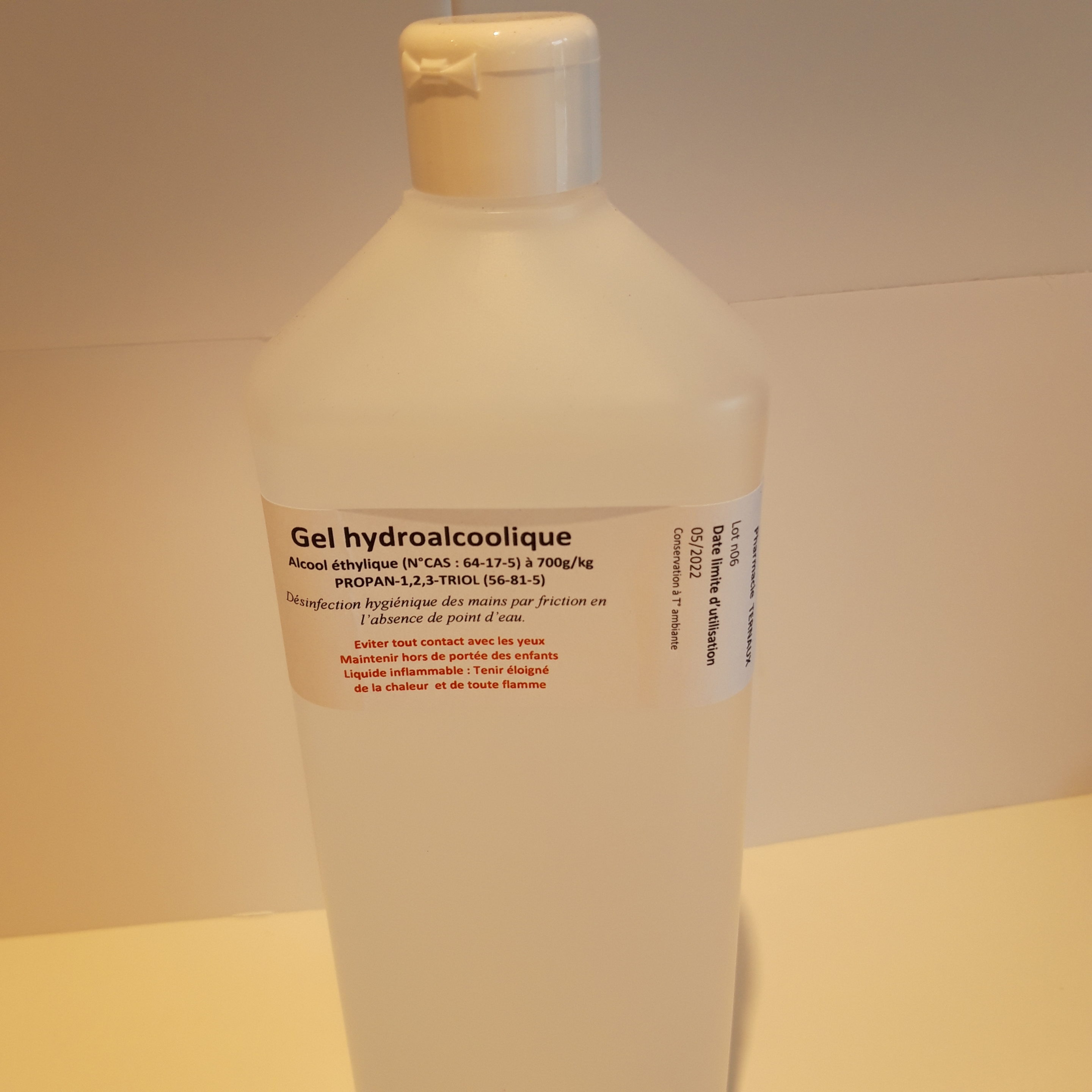 gel hydroalcoolique