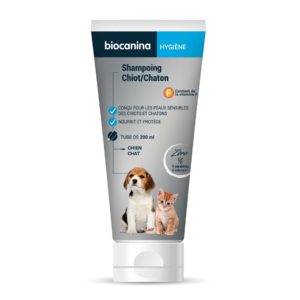 Shampoing Chiot et Chaton Biocanina - Douceur et Protection pour Peaux Sensibles