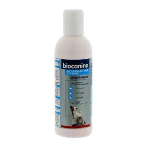 Biocanina Shampoing Tétraméthrine : Protection longue durée contre les parasites