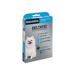 Biocanina Deltatic Collier antiparasitaire pour Très Petits Chiens - 1 Collier