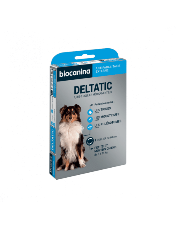Biocanina Deltatic Collier Petit et Moyen Chien : Protection Antiparasitaire Sûre et Efficace