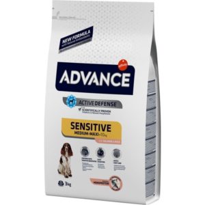 Croquettes Advance Sensitive Adult Saumon, Riz pour Chien