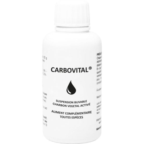 CARBOVITAL - contre les substances indésirables dans le tube digestif toutes espèces
