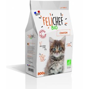 FELICHEF BIO Croquettes pour Chaton - Une Alimentation Saine et Bio pour une Croissance Épanouie