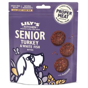 LILY'S KITCHEN SENIOR BOUCHÉES À LA DINDE pour chiens - Sachet de 70g