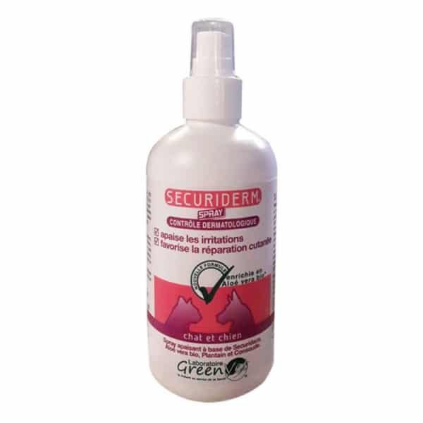 Spray Apaisant Securiderm pour Démangeaisons Cutanées chez Chiens et Chats