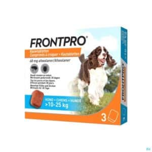 Frontpro L pour Chiens de 10 à 25 kg : Une Protection Efficace Contre les Puces et les Tiques