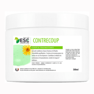 Esc Laboratoire Contrecoup Pommade - Crème Anti-Œdème à Base d’Arnica - 500ml