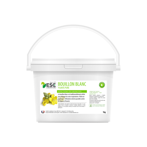 Esc laboratoire Bouillon Blanc - Affections des bronches pour chevaux - 1kg