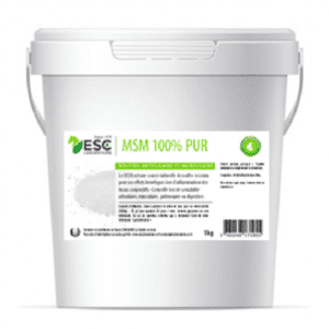 Esc laboratoire MSM 100% pur - protection des articulations du cheval 1kg